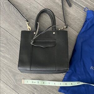 Rebecca Minkoff Black Mini MAB with Removable Strap